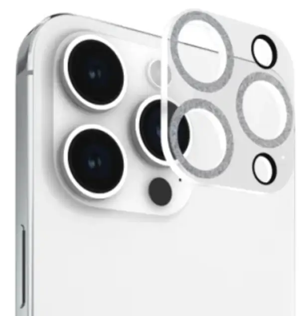Case Mate Tempered Glass Case Optimised Camera Lens Protector - iPhone 15 Pro & 15 Pro Max - Twinkle by CAMERA LENS
