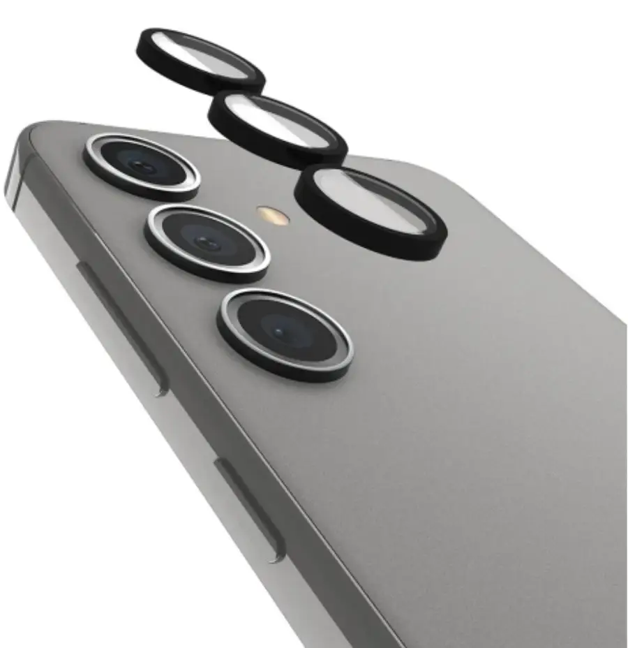 Case Mate Aluminium Ring Camera Lens Protector - Samsung Galaxy S24 - Black by CAMERA LENS