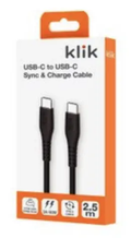 (EOL) Comsol Klik USB-C to USB-C Cable 25cm by PHONE CABLES