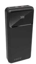 Laser 20,000mAh Powerbank 18W PD with LED Power Indicator - Black by POWER BANKS