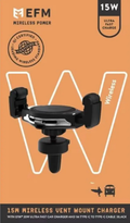 EFM 15W Wireless Car Vent Mount Charger by WIRELESS CHARGING