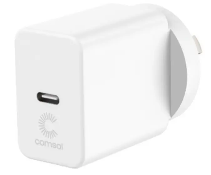 Comsol Klik USB-C PD Wall Charger 20W by PHONE CHARGERS