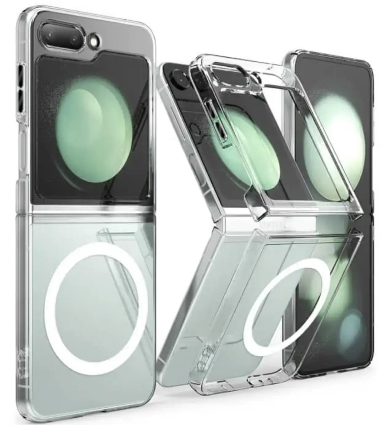 SupRshield Clear MagSafe Magnetic Shockproof Bumper Case - Samsung Galaxy Z Flip 7 by BUMPER PHONE CASE