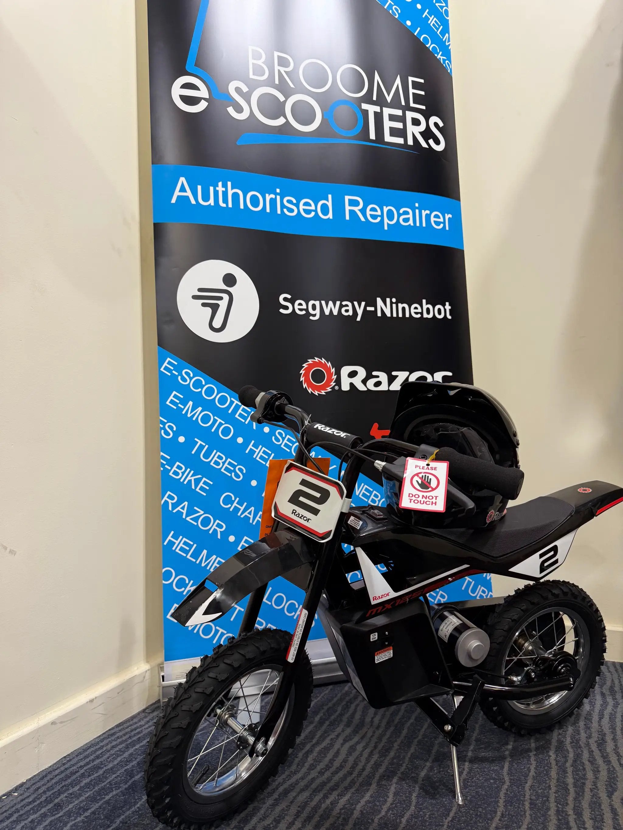 Razor MX125 Dirt Rocket Youth Sport Electric Motorcross Bike - Black by E-MOTO