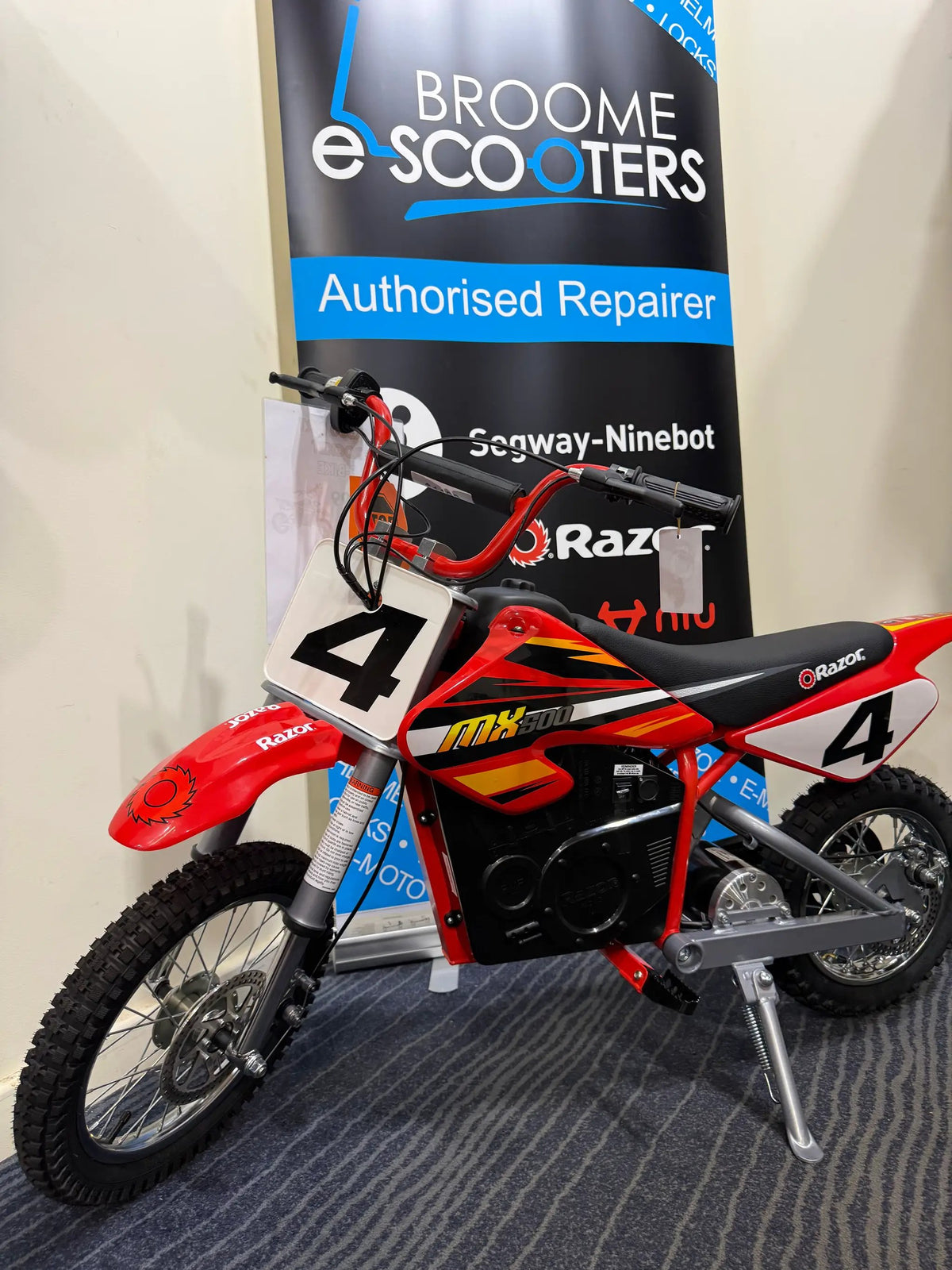 Razor MX500 Dirt Rocket Youth Sport Electric Motorcross Bike - Red by E-MOTO