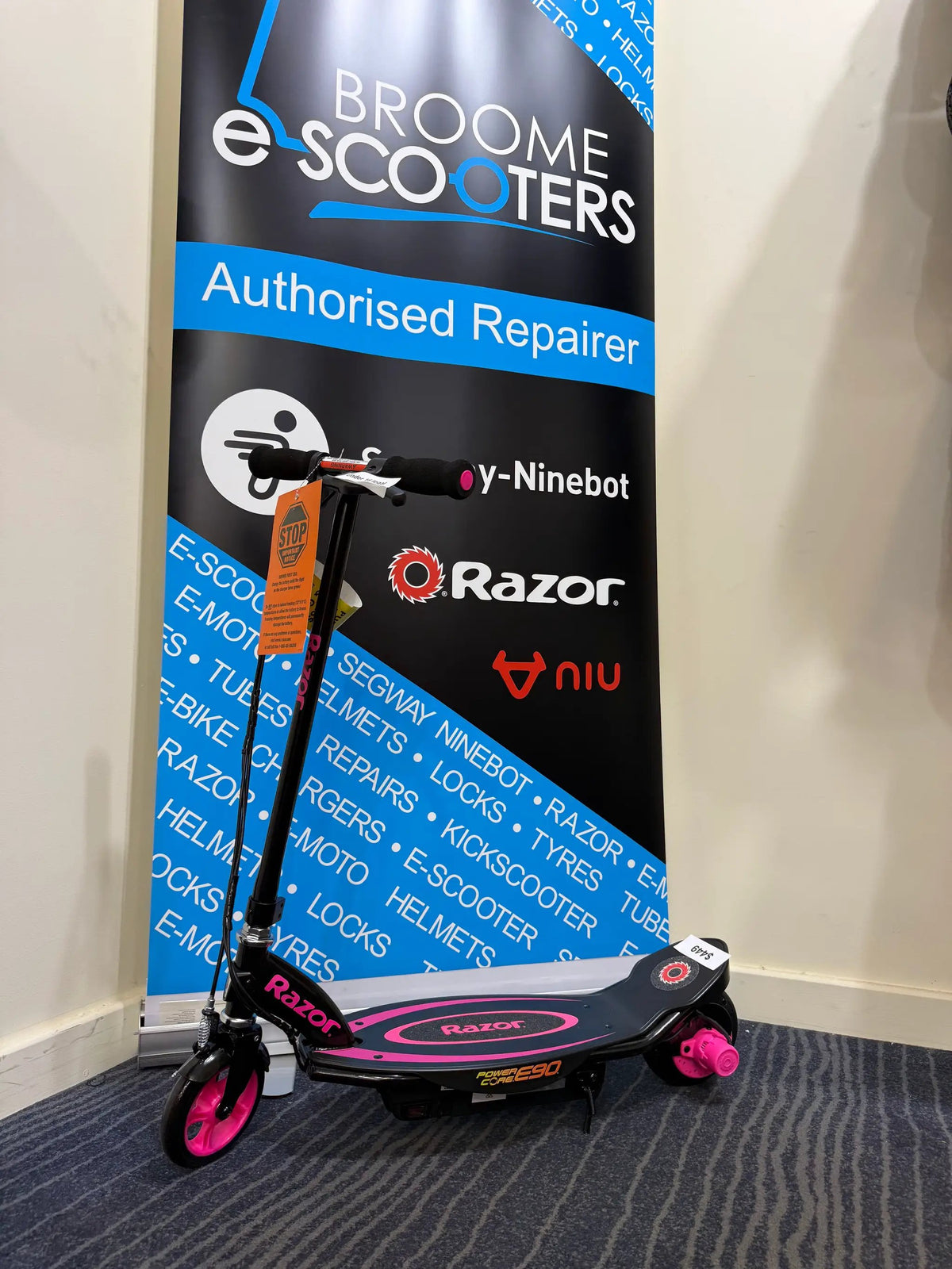 Razor Power Core E90 Electric Scooter - Pink by KIDS E-SCOOTERS