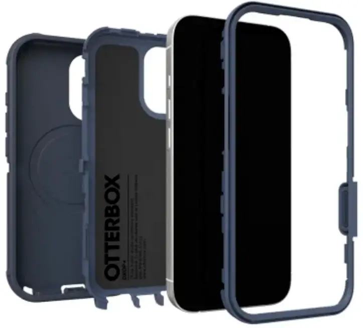 Otterbox Defender Pro Magsafe Shockproof Case Deep Blue - Iphone 17 by SHOCKPROOF PHONE CASE