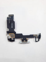 Charging Port Dock Flex Cable for iPhone 15 Blue - OEM Pulled by PULLED PARTS