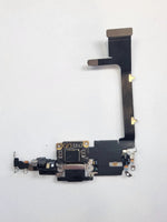 Charging Port Dock Flex Cable for iPhone 11 Pro Black - OEM Pulled by PULLED PARTS