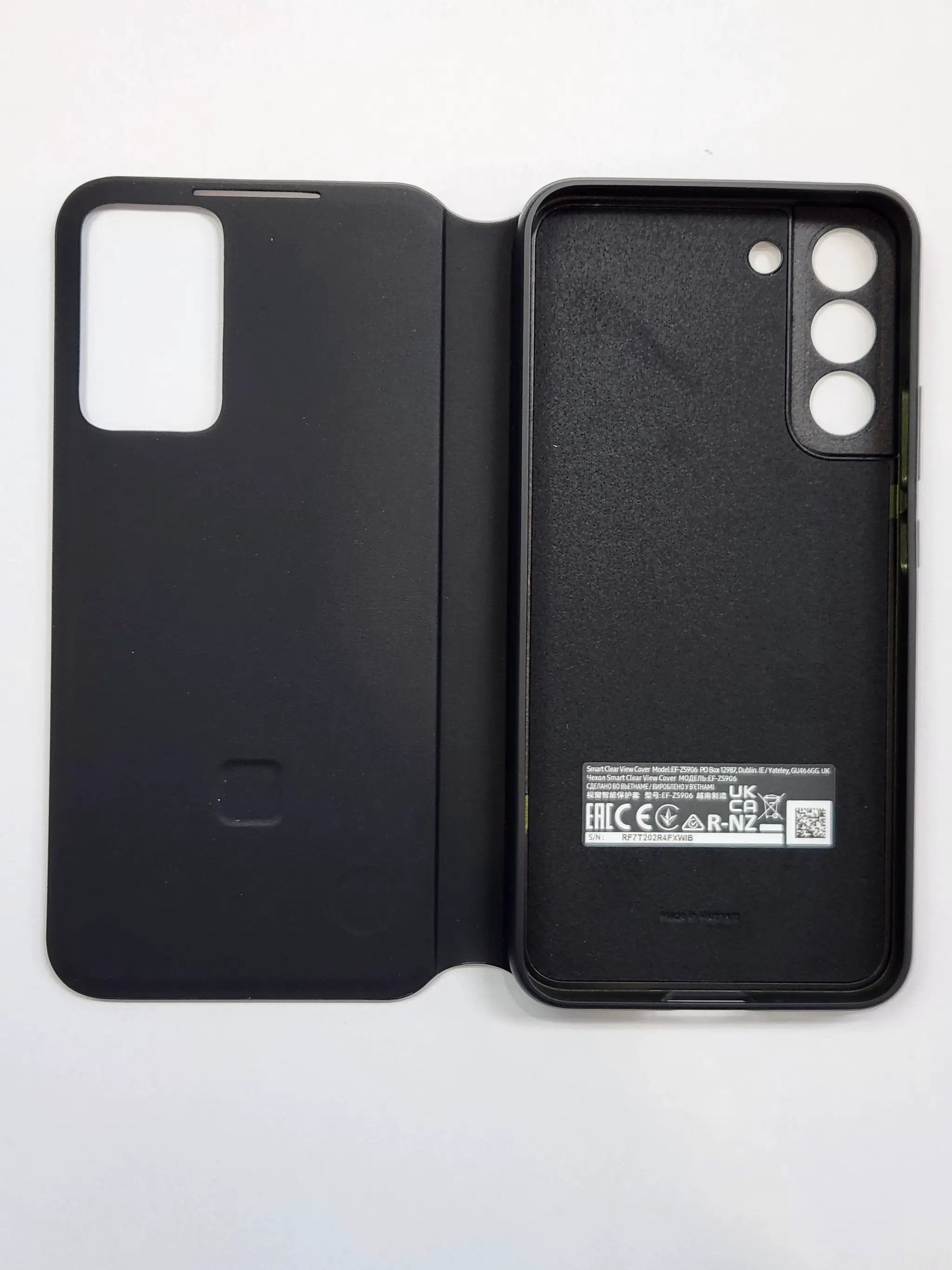 Samsung Galaxy S22 Plus Smart Clear View Cover - Black by SAMSUNG PHONE CASE