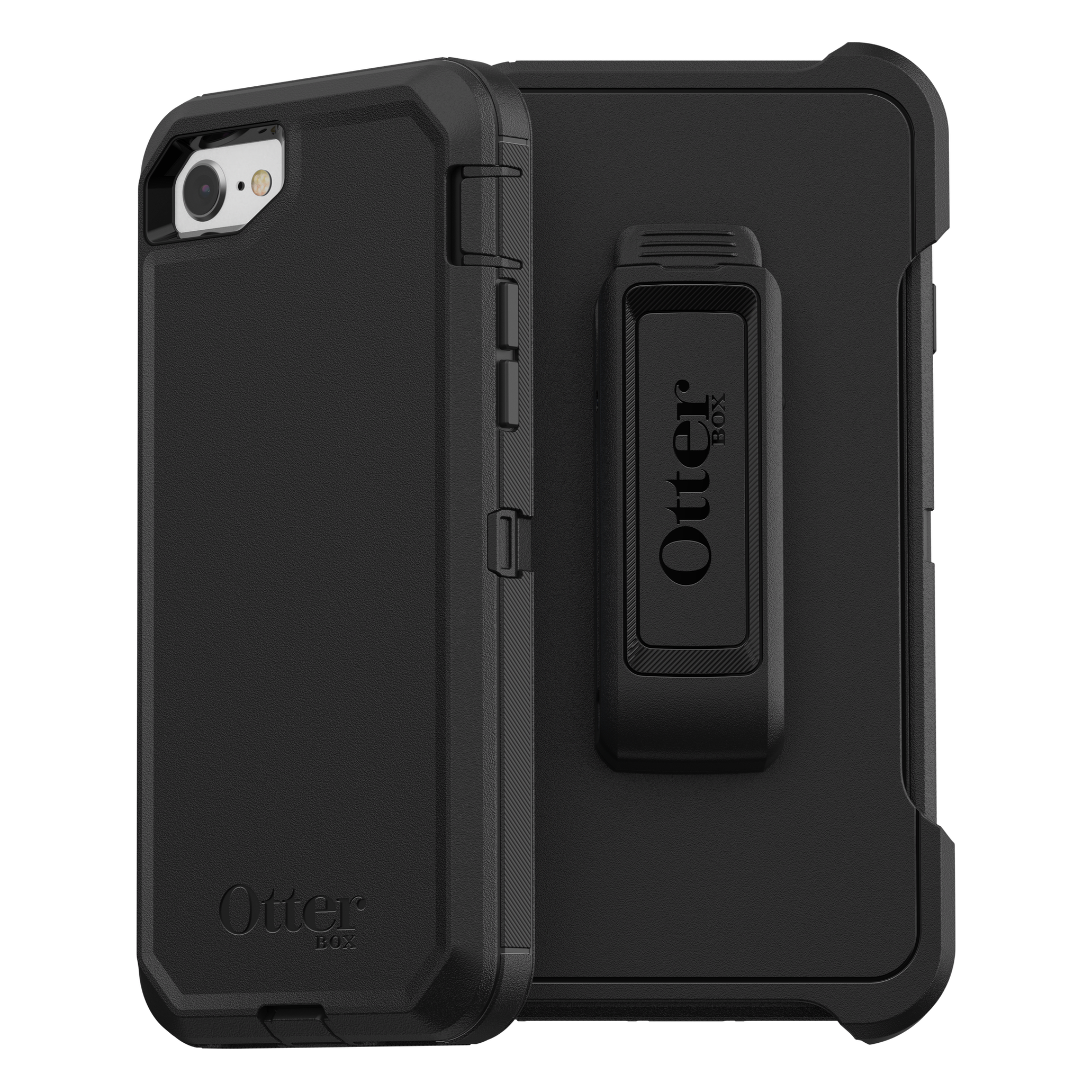 Otterbox - Defender Case For Apple Iphone Se 2022  /  Se 2020  /  8  /  7 - Black — 77-56603