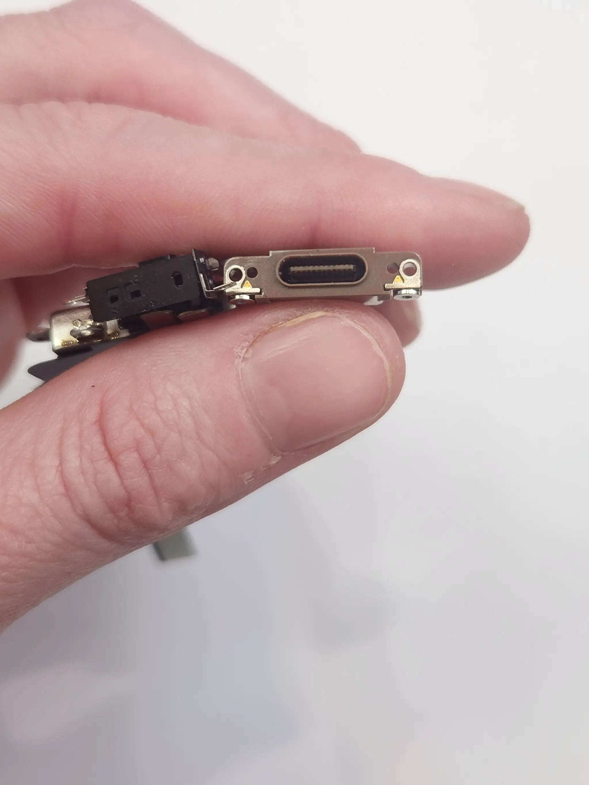 Charging Port Dock Flex Cable for iPhone 16 Pro Desert Titanium - OEM Pulled by PULLED PARTS