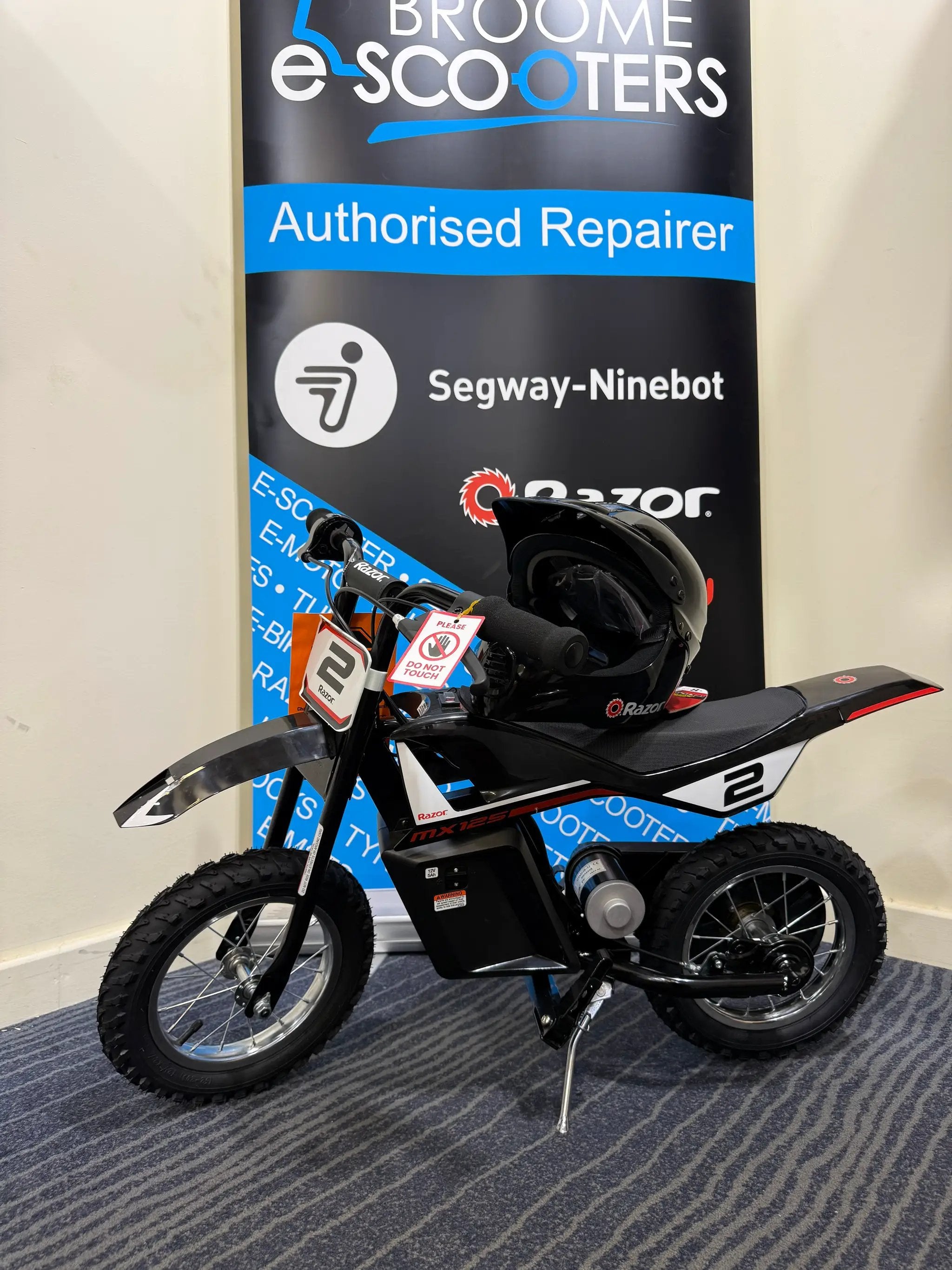 Razor MX125 Dirt Rocket Youth Sport Electric Motorcross Bike - Black by E-MOTO