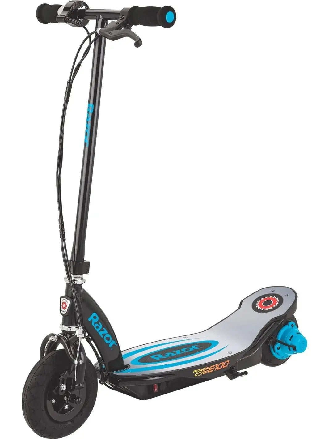 Razor Power Core E100 Electric Scooter - Blue Aluminium Deck by KIDS E-SCOOTERS