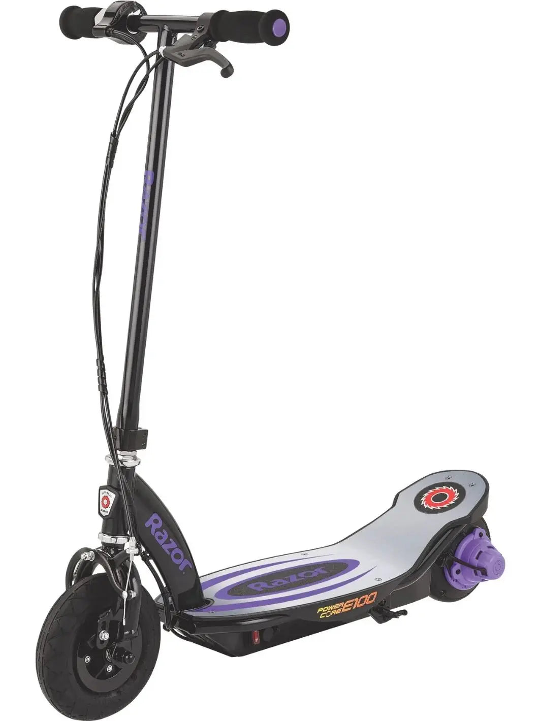 Razor Power Core E100 Electric Scooter - Purple Aluminium Deck by KIDS E-SCOOTERS